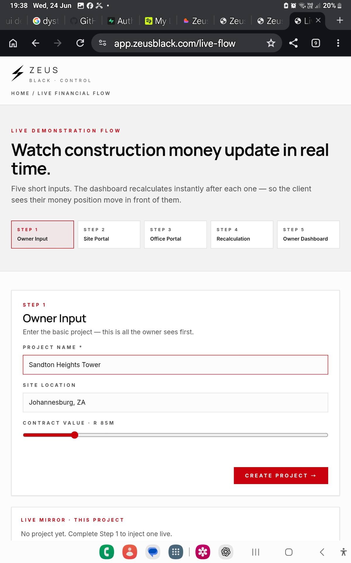 Live Financial Flow